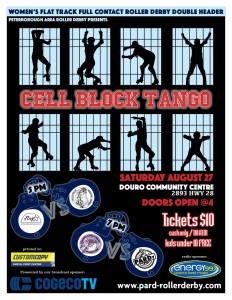 CellBlock Tango Aug 27 2016 Roller Derby